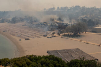 Wildfires on Greek Island Force Mass Evacuations