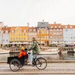 Cargo bike ride with mom