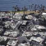 Aerial photos show destruction as wildfires ravaged Lahaina, Hawaii