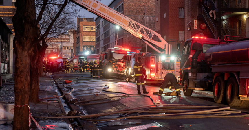 At Least 58 Dead in Building Fire in Johannesburg