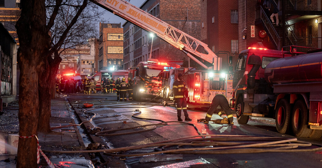 Building Fire in Johannesburg Kills Dozens