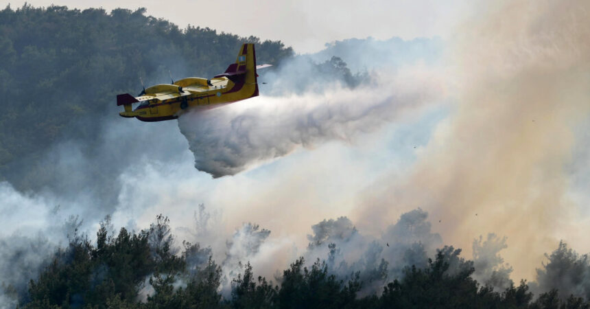 Deadly Wildfires Spread in Greece