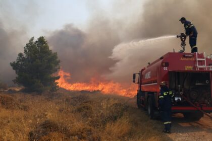 Europe battles wildfires, heavy rain and shipping disruption