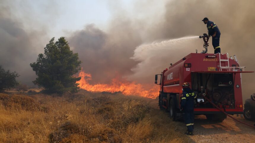 Europe battles wildfires, heavy rain and shipping disruption