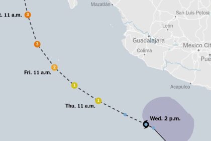 Hurricane Hilary Map: Tracking Storm Path as It Approaches Southern California