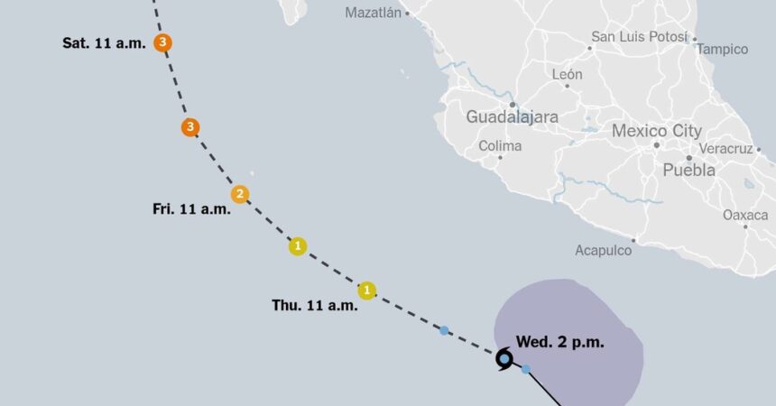 Hurricane Hilary Map: Tracking Storm Path as It Approaches Southern California