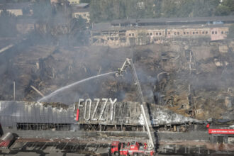 Russian Attack Destroys Supermarket in Odesa