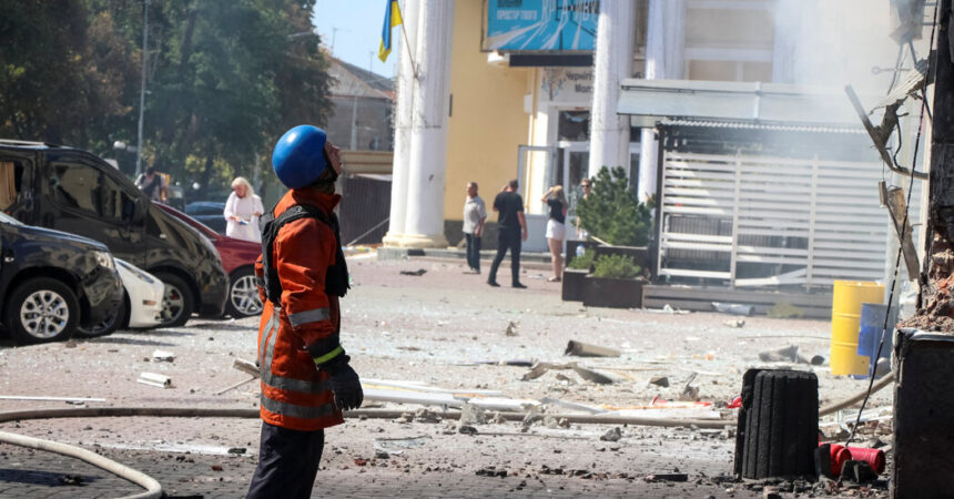 Russian Strike Hits Chernihiv, Ukraine Says