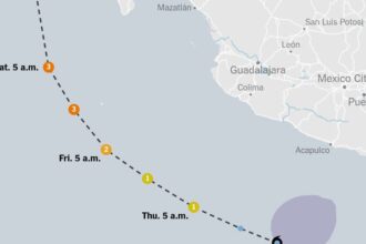 Tropical Storm Hilary Will Move Toward Baja California