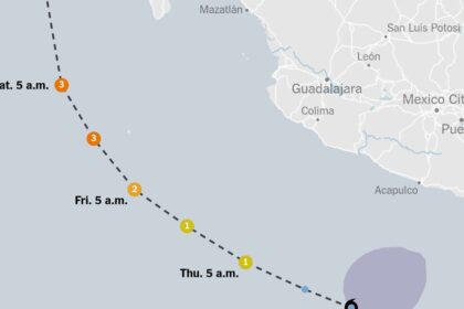 Tropical Storm Hilary Will Move Toward Baja California