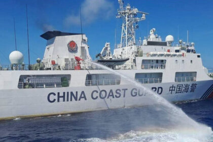 Video Shows China Blasting Water Cannon at Philippines Coast Guard Boat