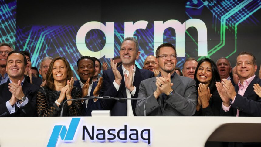 (ARM) starts trading on the Nasdaq in win for SoftBank