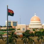 The Parliament Building in Luanda, Angola.