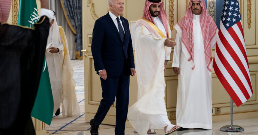 Biden Aides and Saudis Explore Defense Treaty Modeled After Asian Pacts