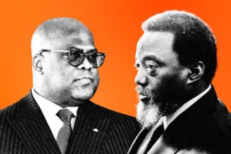 Congolese President Félix Tshisekedi and his predecessor Joseph Kabila.