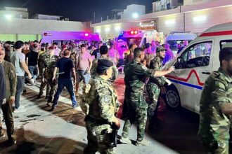 Deadly Fire in Iraq Reduces Wedding Hall to Charred Debris