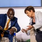 Kenyan President William Ruto and Kristalina Georgieva, Managing Director of the International Monetary Fund (IMF), at the