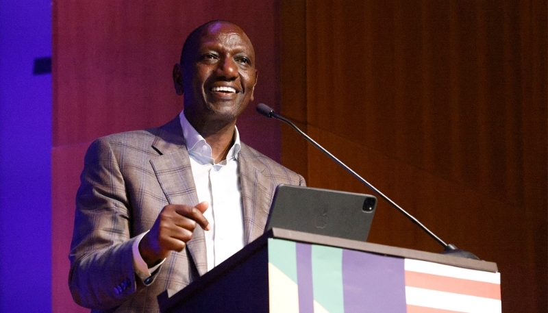 Kenyan president William Ruto on 15 September 2023 in San Francisco, California.