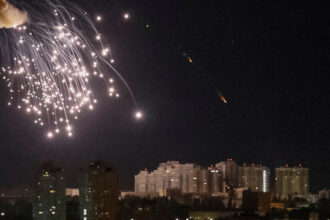 Russia Targets Ukraine’s Capital With Barrage of Drones