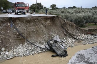 Severe Storm Causes Flooding in Parts of Greece