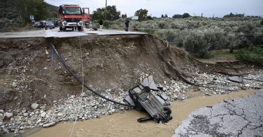 Severe Storm Causes Flooding in Parts of Greece