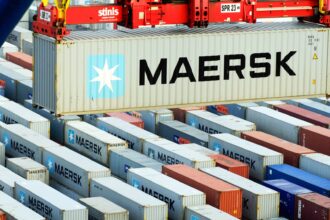 Shipping giant Maersk unveils first vessel operating on green methanol