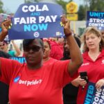 UAW members go on strike at three Ford, GM, Stellantis plants