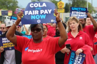 UAW members go on strike at three Ford, GM, Stellantis plants