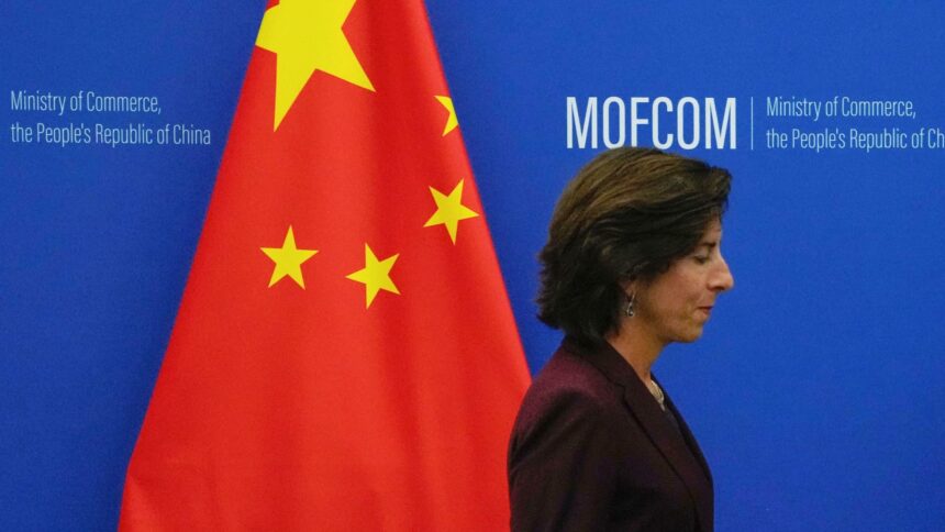 U.S. Commerce Secretary Gina Raimondo says she "didn't pull any punches" during recent visit to China