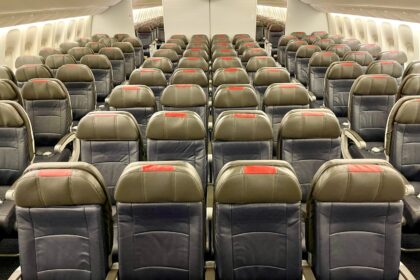 American Airlines Main Cabin Coach Economy Boeing 777-300ER