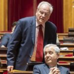 French senators Christian Cambon (top) and Roger Karoutchi.