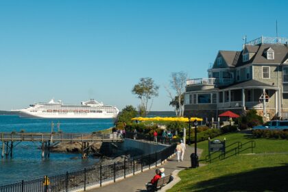 Cruise Ship at Bar Harbor