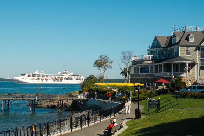 Cruise Ship at Bar Harbor