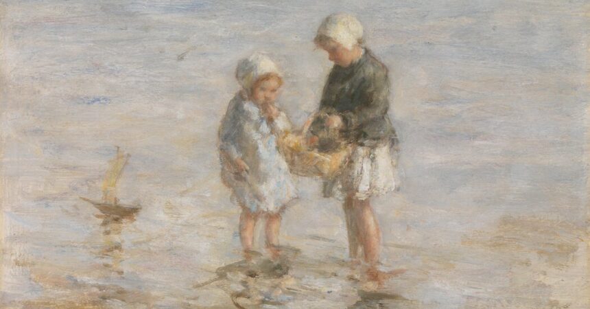 “Children Wading” Painting Returns to Glasgow Decades After Theft