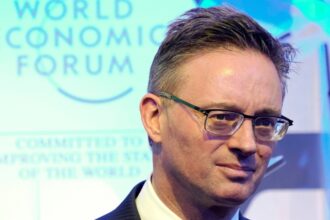 Jeremy Weir, Chief Executive Officer of Trafigura Group, attends the World Economic Forum in Davos, Switzerland, 23 January 2018.