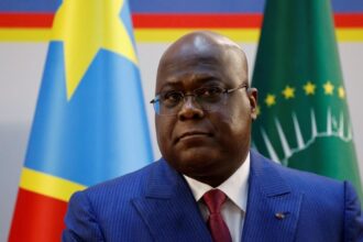 The President of the DRC Félix Tshisekedi.