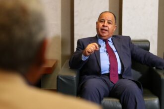 Egyptian Finance Minister Mohamed Maait in Sharm el-Sheikh, Egypt, on 24 September 2023.