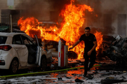 Fighting in Israel and Gaza, in Photos