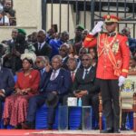 The head of the junta, General Brice Oligui Nguema, in Libreville, Gabon, on 4 September 2023.