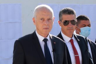 Tunisian president Kais Saied.