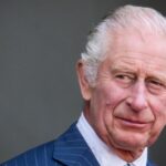 The King of the United Kingdom, Charles III, at the Elysée Palace in Paris on 20 September 2023.