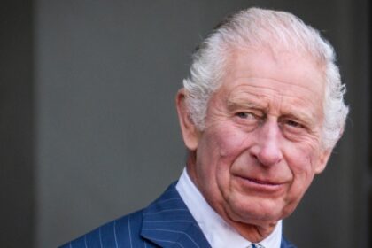 The King of the United Kingdom, Charles III, at the Elysée Palace in Paris on 20 September 2023.