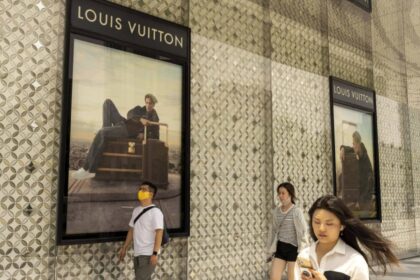 LVMH falls to 2023 low as growth slows, pulling luxury sector lower