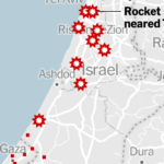 Maps: Where the Attacks Are Happening in Israel and Gaza