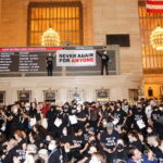 Protesters in NYC Fill Grand Central to Call for Cease-Fire in Gaza