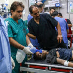 Rescuers struggle as Israel’s bombardment buries Gazans in their homes.