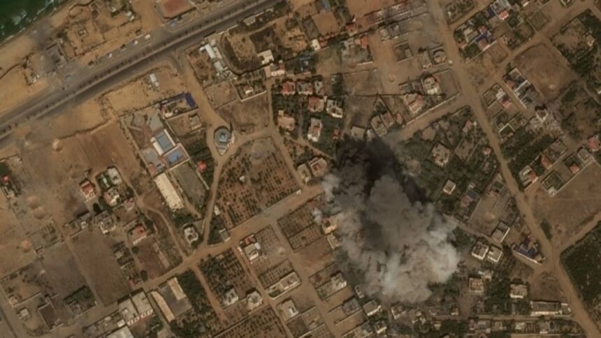 Satellite images show the scale of Gaza destruction