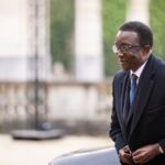 Senegalese PM Amadou Ba at the Chateau de Champs-sur-Marne, France, 12 August 2022.