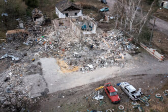 Strike Killed 1 in 6 of Ukraine Village’s Residents, Officials Say