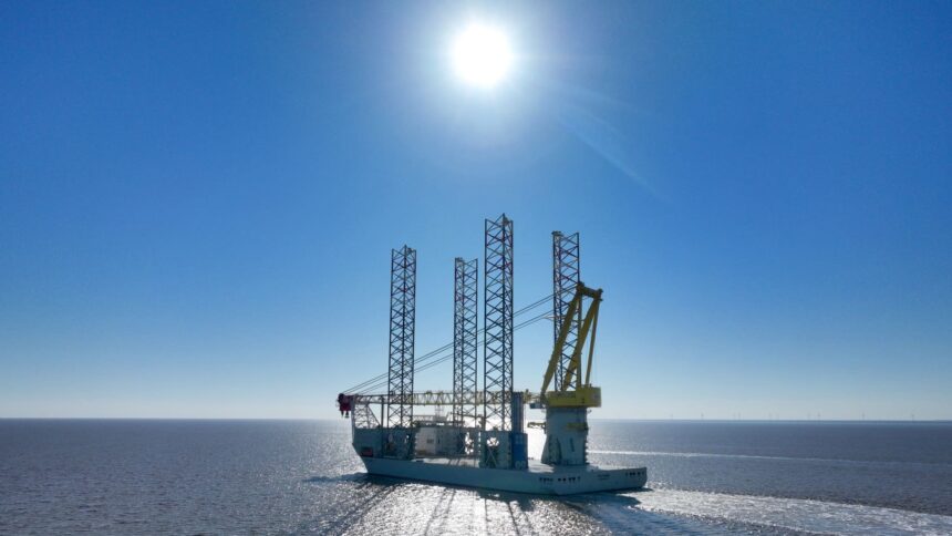 The giant ship critical to building Dogger Bank Wind Farm